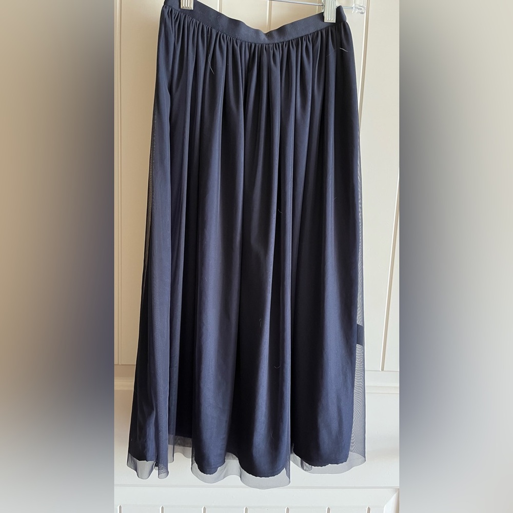 Uniqlo Dark Blue Maxi Skirt